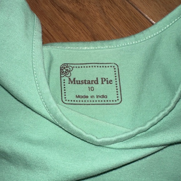 Mustard Pie Green and Yellow Ruffle Dress - Picture 2 of 3